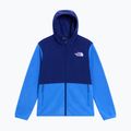 Gyerek polár pulóver The North Face Teen Glacier Full Zip Hoodie bold blue/activ blue 5