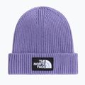 Téli sapka The North Face Logo Box Cuffed grounded plum