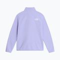 Gyerek polár pulóver The North Face Teen Glacier 1/4 Zip pale plum 5