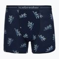 Férfi Termoaktív boxer nadrág Icebreaker Merino 150 Anatomica BearTour AOP Boxers midnight navy