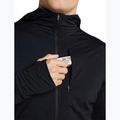 Férfi trekking pulóver Icebreaker Merino 200 Realfleece Descender Half Zip Hoodie black 7