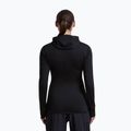 Női túra pulóver Icebreaker Merino 200 Realfleece Descender Half Zip Hoodie black 3