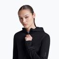 Női túra pulóver Icebreaker Merino 200 Realfleece Descender Half Zip Hoodie black 7