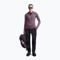 Női túra pulóver Icebreaker Merino 200 Realfleece Descender Half Zip Hoodie grey plum 2