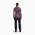 Női túra pulóver Icebreaker Merino 200 Realfleece Descender Half Zip Hoodie grey plum 5
