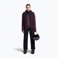 Női túra pulóver Icebreaker Merino 300 Realfleece Descender Zip Hoodie dark berry 6