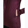 Női túra pulóver Icebreaker Merino 300 Realfleece Descender Zip Hoodie dark berry 10