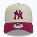 New Era WS Patch Eframe New York Yankees baseball sapka világos bézs színben 2