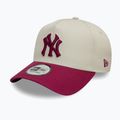New Era WS Patch Eframe New York Yankees baseball sapka világos bézs színben 3