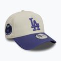New Era WS Patch Eframe Los Angeles Dodgers baseball sapka világos bézs színben