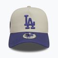 New Era WS Patch Eframe Los Angeles Dodgers baseball sapka világos bézs színben 2
