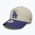 New Era WS Patch Eframe Los Angeles Dodgers baseball sapka világos bézs színben 3
