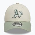 New Era WS Patch 9Forty Oakland Athletics baseball sapka világos bézs színben 2