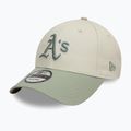 New Era WS Patch 9Forty Oakland Athletics baseball sapka világos bézs színben 3