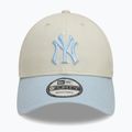 New Era WS Patch 9Forty New York Yankees baseball sapka világos bézs színben 2