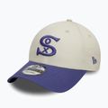 New Era WS Patch 9Forty Chicago White Sox baseball sapka világos bézs színben 2