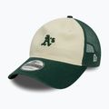 New Era 9Twenty Trucker Oakland Athletics világos bézs színű baseball sapka 2