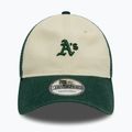 New Era 9Twenty Trucker Oakland Athletics világos bézs színű baseball sapka 3