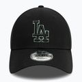New Era Team Outline 9Forty Los Angeles Dodgers baseball sapka fekete 2