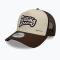 New Era NE Motorsport Trucker világos bézs színű baseball sapka 3