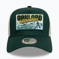 New Era MLB Patch Trucker Oakland Athletics sötétzöld baseball sapka 2