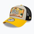 New Era Licence Plate Los Angeles Trucker világos bézs színű baseball sapka 2