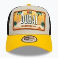New Era Licence Plate Los Angeles Trucker világos bézs színű baseball sapka 3