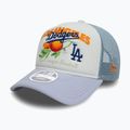 New Era Fruit Graphics Trucker Los Angeles Dodgers pasztell kék baseball sapka 3