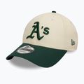 New Era Colourblock 9Forty Oakland Athletics baseball sapka világos bézs színben 2