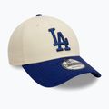 New Era Colourblock 9Forty Los Angeles Dodgers baseball sapka világos bézs színben