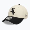 New Era Colourblock 9Forty Chicago White Sox baseball sapka világos bézs színben 3