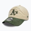 New Era Block Cord 9Twenty Oakland Athletics baseball sapka világos bézs színben 3