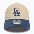New Era Block Cord 9Twenty Los Angeles Dodgers baseball sapka világos bézs színben 3
