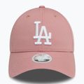 New Era League Essential 9Forty Los Angeles Dodgers sötét rózsaszín baseball sapka 2