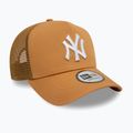 New Era League Essential Trucker New York Yankees baseball sapka sötétbézs színű