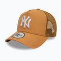 New Era League Essential Trucker New York Yankees baseball sapka sötétbézs színű 3