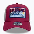New Era MLB Patch Trucker Los Angeles Dodgers sötétvörös baseball sapka 2