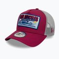 New Era MLB Patch Trucker Los Angeles Dodgers sötétvörös baseball sapka 3