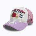 New Era Fruit Graphics Trucker New York Yankees sötét rózsaszín baseball sapka 2