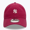 New Era Mini Washed 9Twenty New York Yankees sötétpiros baseball sapka 3