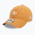 New Era Mini Washed 9Twenty Oakland Athletics sötét bézs baseball sapka 2