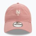 New Era Mini Washed 9Twenty New York Mets sötét rózsaszín baseball sapka 3