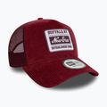 New Era NE Patch Cord Trucker sötétpiros baseball sapka