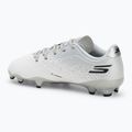 SKECHERS Razor 1.5 Td Jr FG gyermek focicipő fehér/ezüst 3