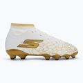 SKECHERS gyermek futballcipő Skx 1.5 Youth High Jr FG fehér/arany 2