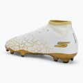 SKECHERS gyermek futballcipő Skx 1.5 Youth High Jr FG fehér/arany 3