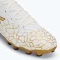 SKECHERS gyermek futballcipő Skx 1.5 Youth High Jr FG fehér/arany 7
