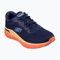 SKECHERS férfi cipő Arch Fit 2.0 navy bőr/multi trim 2