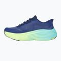 Női SKECHERS Max Cushioning Endeavour Hallandale navy/lime futócipők 3