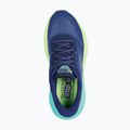 Női SKECHERS Max Cushioning Endeavour Hallandale navy/lime futócipők 5